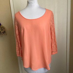MINE- WARM PEACHY TOP-SIZE M